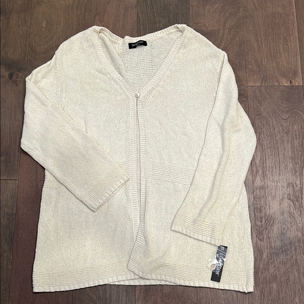 Women's Cream Sweater by Paraphrase